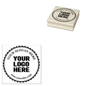 ビジネスロゴのカスタム ラバースタンプ (押印)