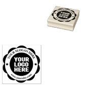 ビジネスロゴのカスタム ラバースタンプ (押印)