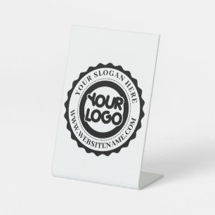 ビジネスロゴのカスタム 台座サイン