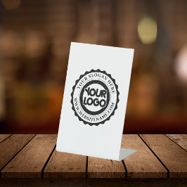 ビジネスロゴのカスタム 台座サイン