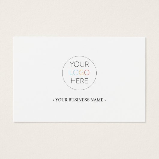 ビジネスロゴのギフトカスタム証明書の追加 (正面)