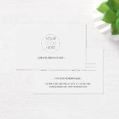 ビジネスロゴのギフトカスタム証明書の追加 (デスク)