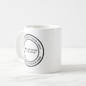 ビジネスロゴのコーヒー・マグ コーヒーマグカップ (正面左)