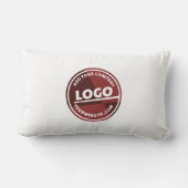 ビジネスロゴのショールームの追加カスタム ランバークッション (裏面)
