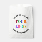 ビジネスロゴのソーシャルメディア優先バッグの例 フェイバーバッグ (正面)