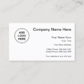 ビジネスロゴのデザイン 名刺 (正面)