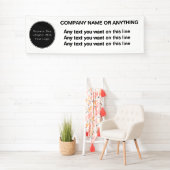 ビジネスロゴのバナー 横断幕 (インサイチュ)