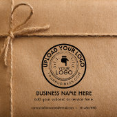 ビジネスロゴのパッケージとブランディング ラバースタンプ