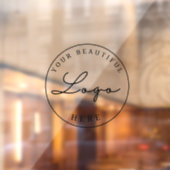 ビジネスロゴのパーソナライズされたカスタム ウィンドウサイン (シート2)