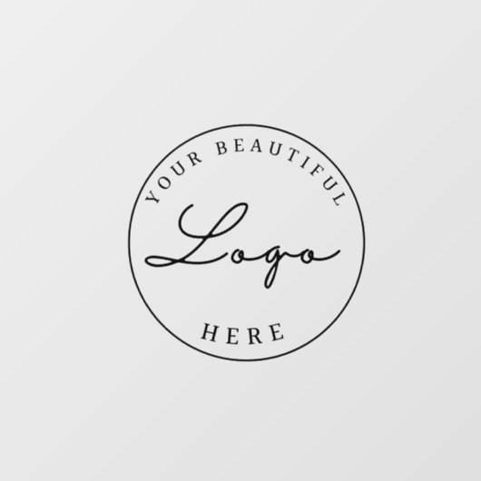 ビジネスロゴのパーソナライズされたカスタム ウィンドウサイン (シート)