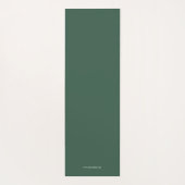 ビジネスロゴのパーソナライズ |グリーンエレガントヨガ ヨガマット (裏面)