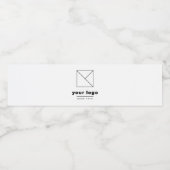 ビジネスロゴのプロモーションを任意の色で追加 ペットボトルラベル (シングルラベル)