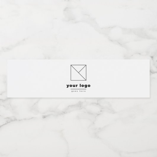 ビジネスロゴのプロモーションを任意の色で追加 ペットボトルラベル (シングルラベル)