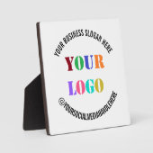 ビジネスロゴのプロモーションソーシャルメディア名 フォトプラーク (正面)