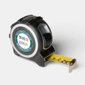 ビジネスロゴのプロモーションテープ測定テンプレート メジャー (傾斜)