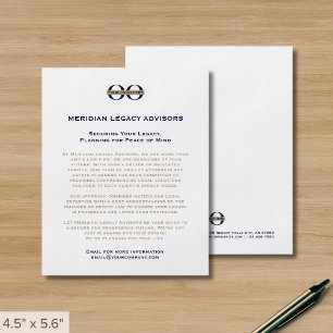 ビジネスロゴのプロモーションフライヤー チラシ