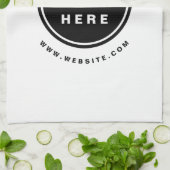 ビジネスロゴのプロモーション会社 キッチンタオル (折り畳み)