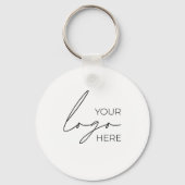 ビジネスロゴのプロモーション会社 キーホルダー (正面)