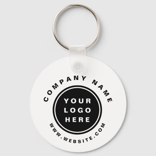 ビジネスロゴのプロモーション会社 キーホルダー (正面)