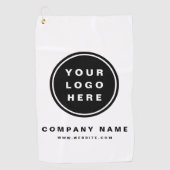 ビジネスロゴのプロモーション会社 ゴルフタオル (正面)