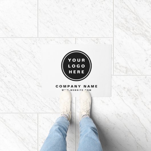 ビジネスロゴのプロモーション会社 ドアマット (室内)