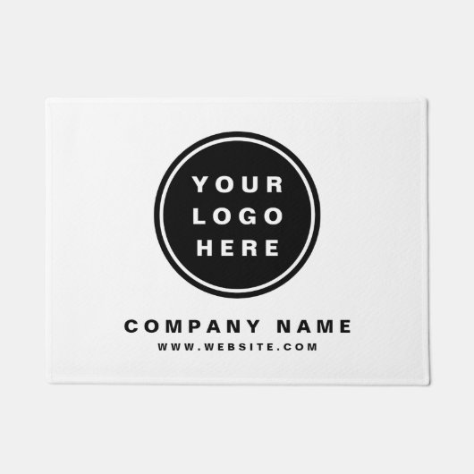 ビジネスロゴのプロモーション会社 ドアマット (正面)