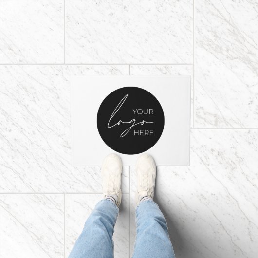 ビジネスロゴのプロモーション会社 ドアマット (室内)