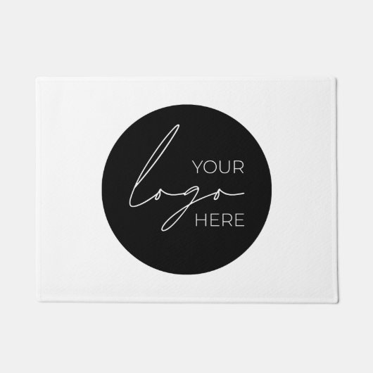 ビジネスロゴのプロモーション会社 ドアマット (正面)