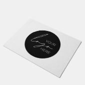 ビジネスロゴのプロモーション会社 ドアマット (アングル)