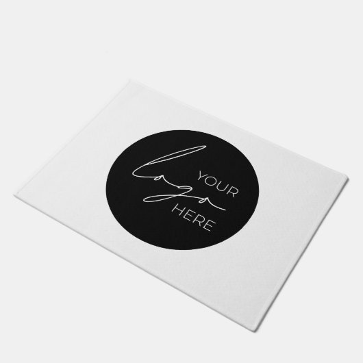 ビジネスロゴのプロモーション会社 ドアマット (アングル)