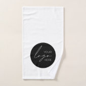 ビジネスロゴのプロモーション会社 バスタオルセット (ハンドタオル)