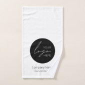 ビジネスロゴのプロモーション会社 バスタオルセット (ハンドタオル)