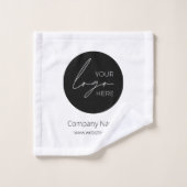 ビジネスロゴのプロモーション会社 バスタオルセット (ウォッシュタオル)