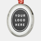 ビジネスロゴのプロモーション会社 メタルオーナメント (左)