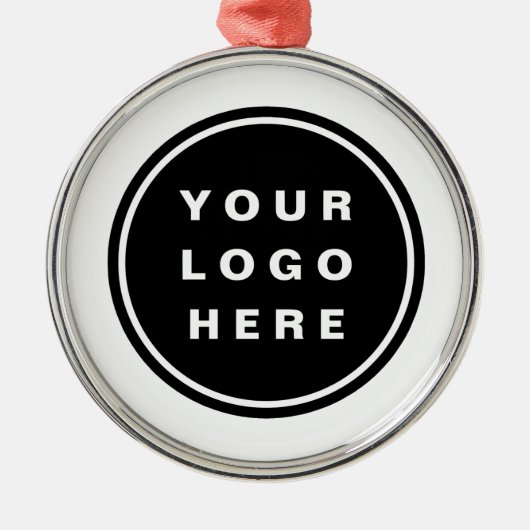 ビジネスロゴのプロモーション会社 メタルオーナメント (正面)