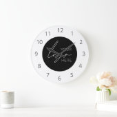 ビジネスロゴのプロモーション会社 ラージ壁時計 (ホーム)