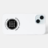 ビジネスロゴのプロモーション会社 Case-Mate iPhoneケース (裏面 (横))