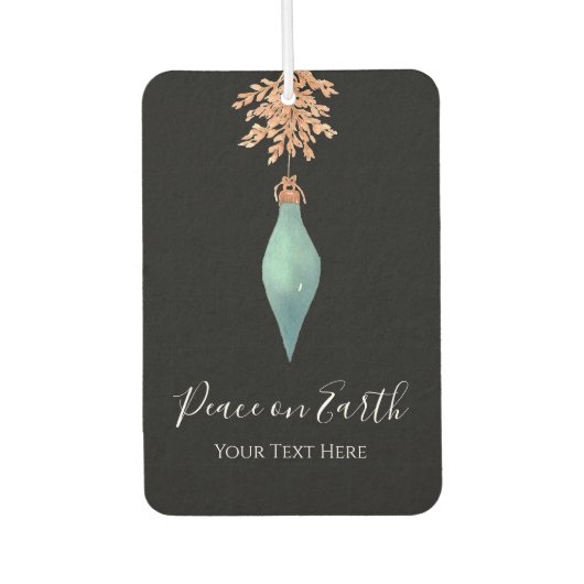 ビジネスロゴのプロモーション用ホリデーギフトの追加 カーエアーフレッシュナー (正面)