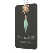 ビジネスロゴのプロモーション用ホリデーギフトの追加 カーエアーフレッシュナー (左)