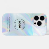 ビジネスロゴのホログラフィカスタムック企業の Case-Mate iPhoneケース (裏面 (横))