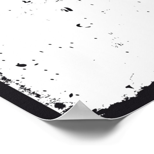 ビジネスロゴのポスター – デザイナーを反映 ポスター (角)