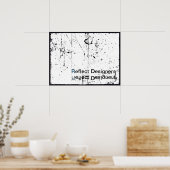 ビジネスロゴのポスター – デザイナーを反映 ポスター (キッチン)