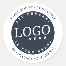 ビジネスロゴのミニマリスト企業モダン ラウンドシール