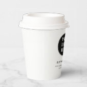 ビジネスロゴのミニマルなプロモーションカスタム 紙コップ (右)