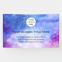 ビジネスロゴのミニマルモダンプロフェッショナル青