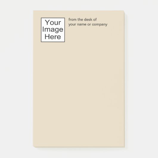 ビジネスロゴの付箋 ポストイット (正面)