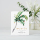 ビジネスロゴの企業のクリスマスの追加 シーズンカード (スタンド正面)