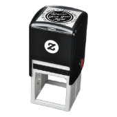 ビジネスロゴの住所ラウンド セルフインキングスタンプ (商品)