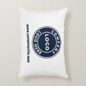 ビジネスロゴの年間企業のイベント アクセントクッション (正面(垂直))