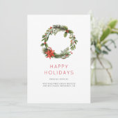 ビジネスロゴの従業員とクライアント シーズンカード (スタンド正面)